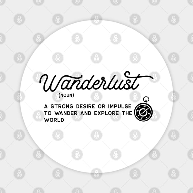 Wanderlust Magnet by REG
